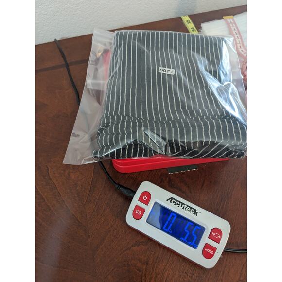 Universal Thread Knit Shirt Small Black Striped Long Sleeve Centre Seam Crewneck - Picture 7 of 8